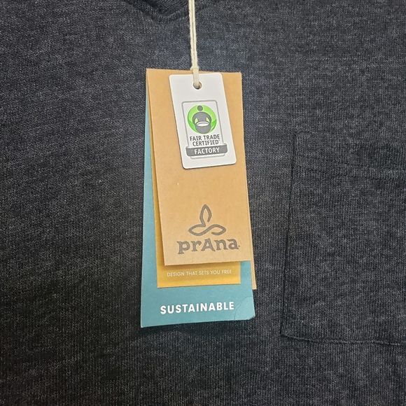 Prana Matilda Dress in Solid Black Size Large - Picture 9 of 13